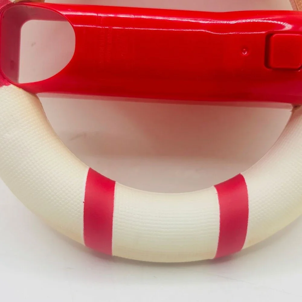 OEM White Red Nerf Wii Wheel Steering Accessory for Nintendo Wii Controller